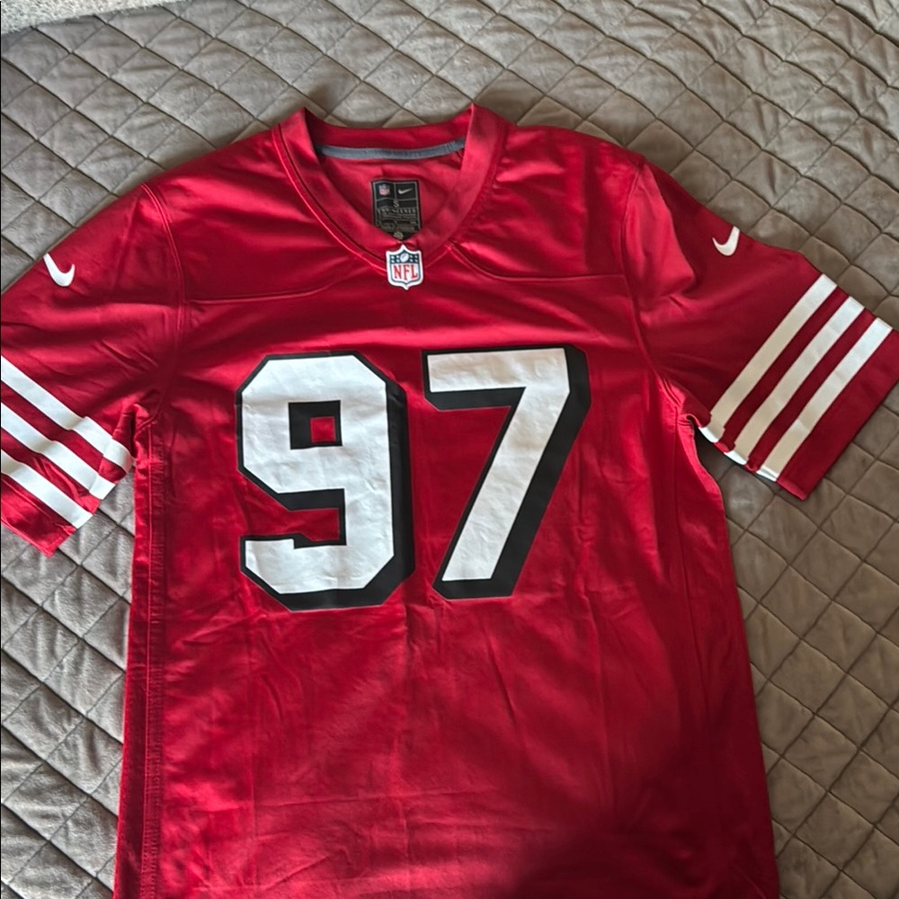 NFL 49ers Nick Bosa #97 Nike game jersey small